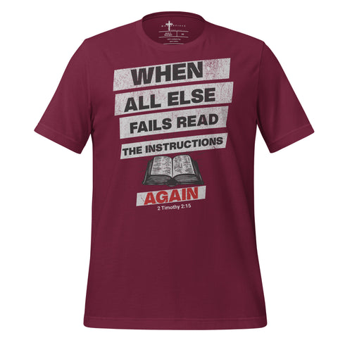 When All Else Fails Christian Bible Verse T-Shirt
